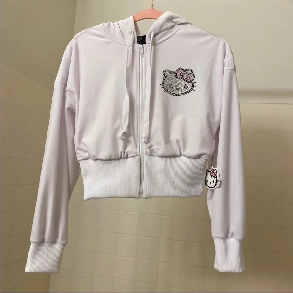 Hello Kitty Rhinestone Velour Set - Picture 5 of 9